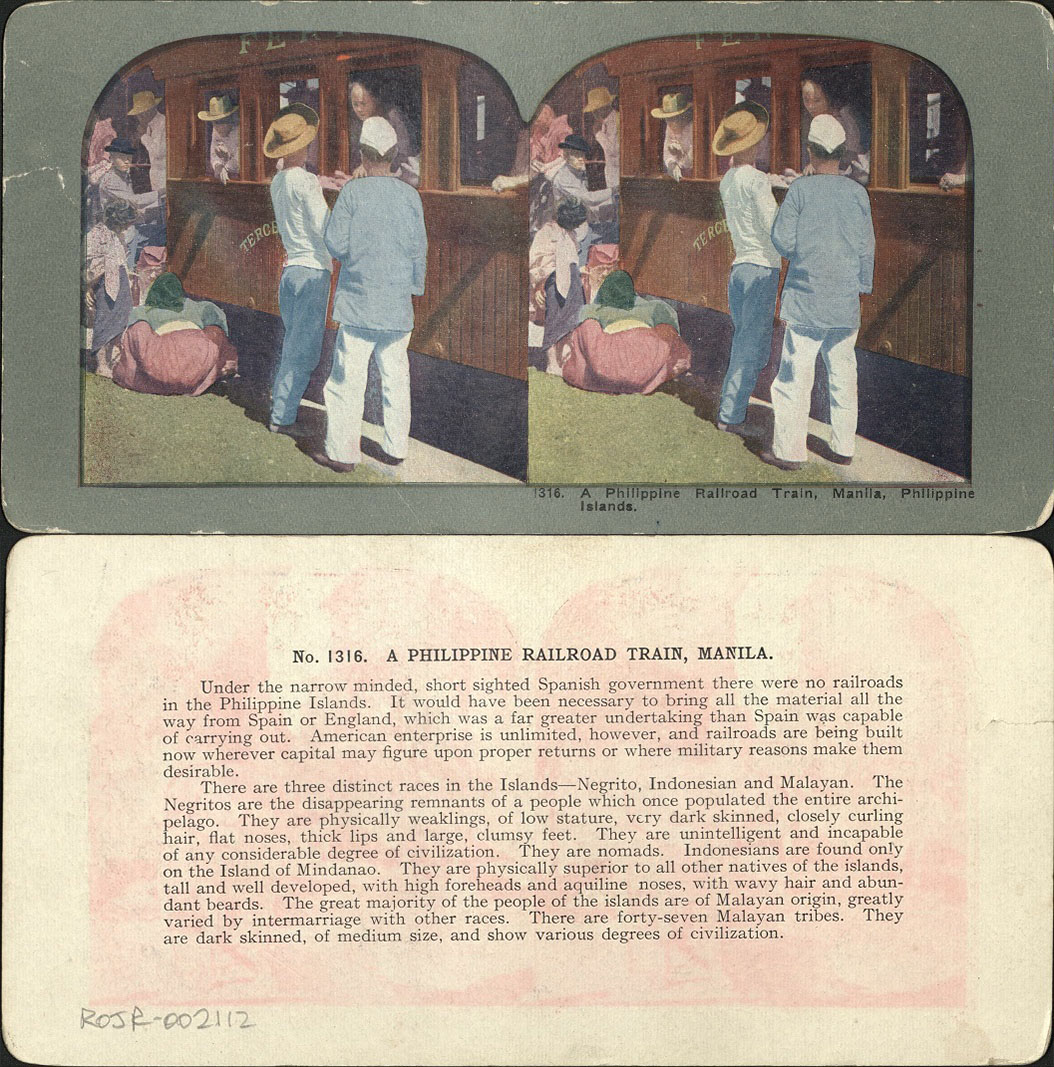 A Philippine Railroad Train, Manila, Philippine Islands.